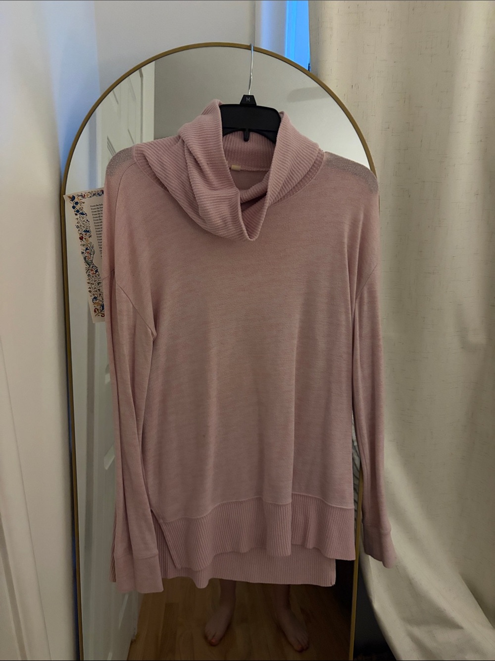 GAP Dusty Pink Cowl Neck Sweater
